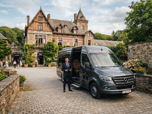 VIP Mercedes Minibus touring in Dinant and Wallonia